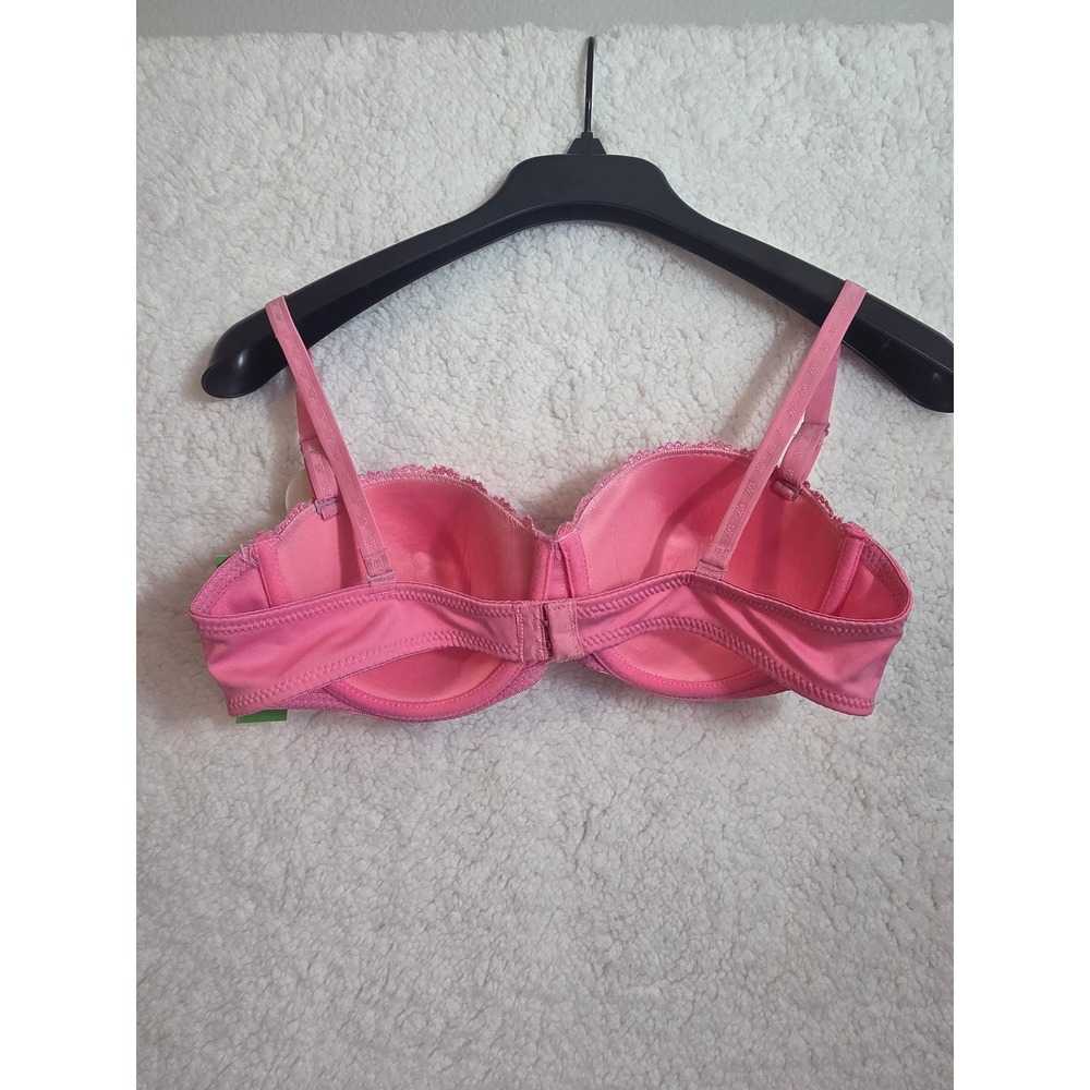 Honeydew Intimates Indian Pink Embroidered Contour Bra 38C Convertible Straps - Picture 5 of 8